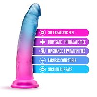 B Yours - Beautiful Sky - 7 Inch Dildo - Sunset