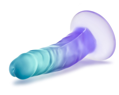 B Yours - Morning Dew - 5 Inch Dildo - Sapphire  4