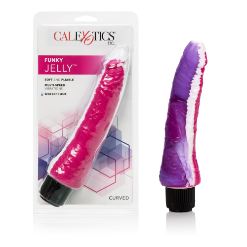 Funky Jelly Vibe 7.5 Inches - Pink/purple  4