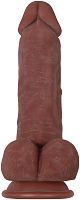 Real Supple Poseable Girthy Dark 8.5 Inch