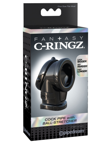 Fantasy C-Ringz Cock Pipe With Ball Stretcher  3