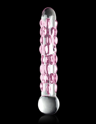 Icicles No. 7 - Clear / Pink  5
