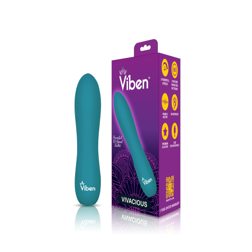 Vivacious - Ocean - Intense 10-Function Bullet  4