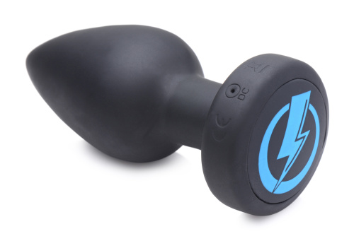 E-Stim and Vibrating Anal Plug - Black  5