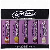 Goodhead - Oral Delight Gel - Cupcake - 5 Pack - 1 Fl. Oz.