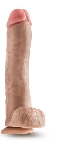 Dr. Skin - Mr. Savage - 11.5 Inch Dildo With Balls - Beige  4