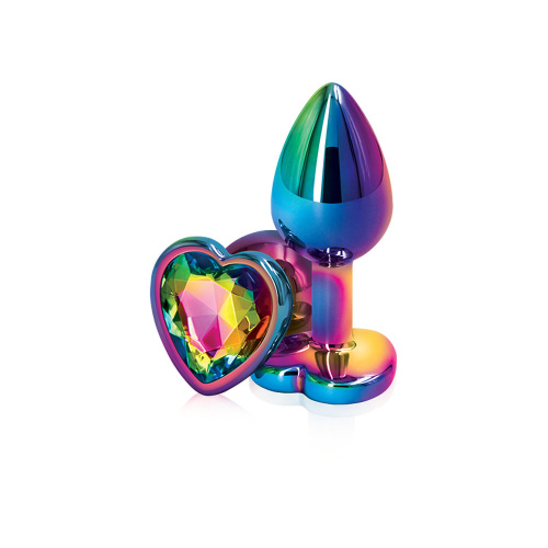 Rear Assets - Multicolor Heart - Small - Rainbow  2