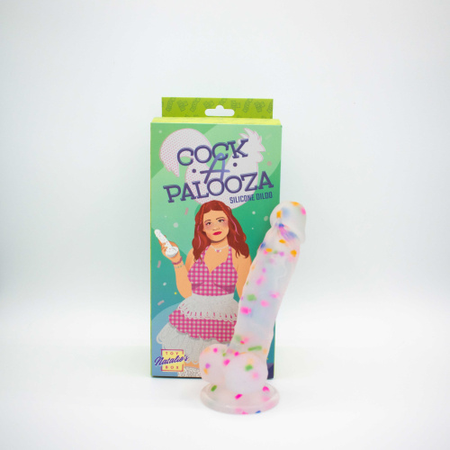 Cock-a-Palooza Confetti Silicone Suction Dildo  3