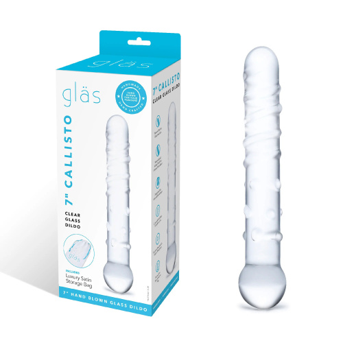 Callisto Clear Glass Dildo  2