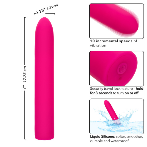 Rechargeable Classic Chic Standard Vibrator - Pink  2