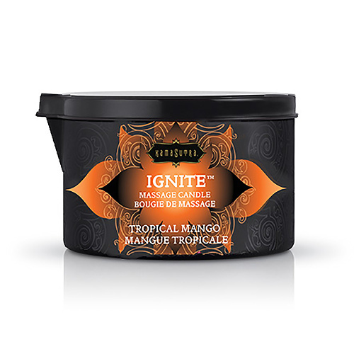 Ignite Tropical Mango Massage Candle - 6 Oz.  2