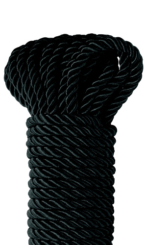 Fetish Fantasy Series Deluxe Silky Rope - Black  2