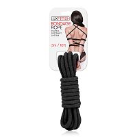 Sexy Bondage Rope 3m / 10ft - Black
