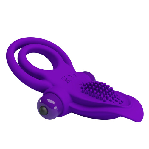 Pretty Love Vibrant Penis Ring - Purple  2