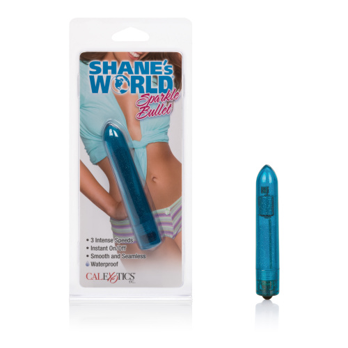 Shane's World Sparkle Bullet - Blue  2