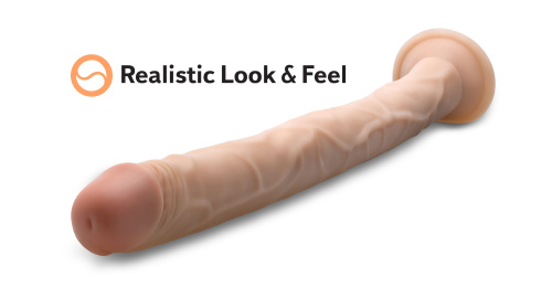 Dr. Skin - 19 Inch Dildo - Beige  3