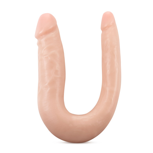 Dr. Skin Silicone - Dr. Double - 12 Inch Double  Dong - Vanilla  5