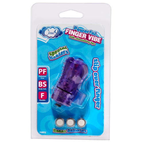 Finger Vibe W/stimulating Tips Purple  3