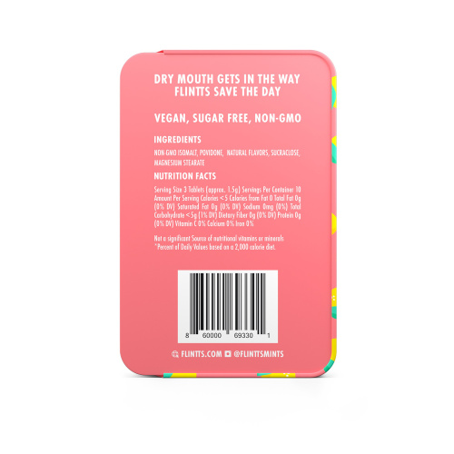 Flintts Mouth Watering Mints Lemon - F-Strength 250  2