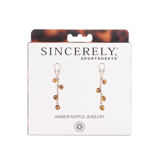 SINCERELY AMBER NIPPLE JEWELRY  3