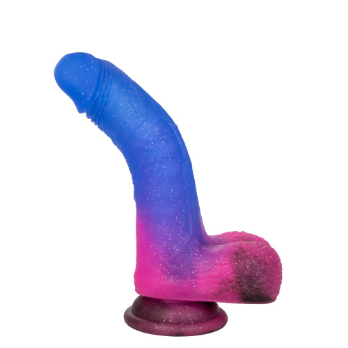 NAUGHTY BITS OMBRE HOMBRE VIBRATING DILDO  4
