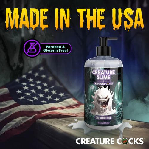 16oz Creature Slime Creature Cum Unscented Jizz - Lubricant - Clear  2
