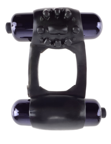 Fantasy C-Ringz Duo-Vibrating Super Ring Black  3