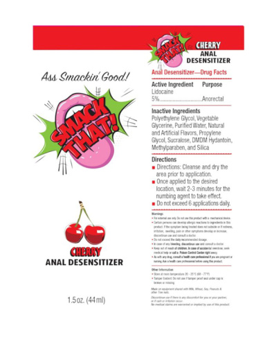 Smack That Anal Desensitizer Cherry 1.5oz  3