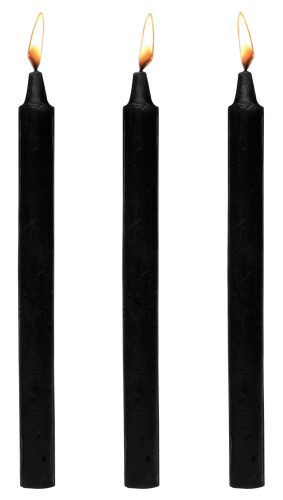 Fetish Drip Candles 3pk - Black  2