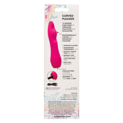 Gia Curved Pleaser - Pink  4