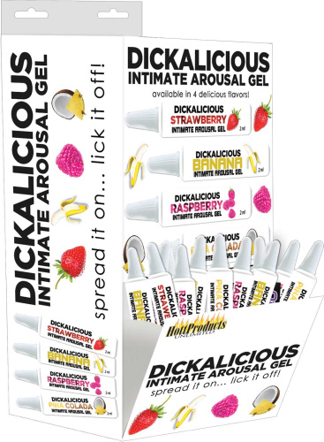 Dickalicious - 2ml Tubes Wall Mount - 144 Pc Display  2