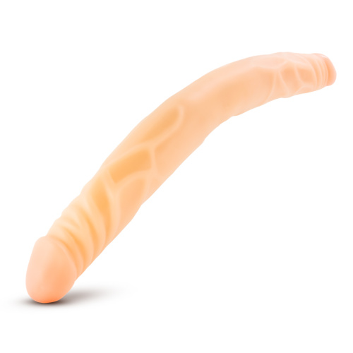 B Yours 14 Inch Double Dildo - Beige  4
