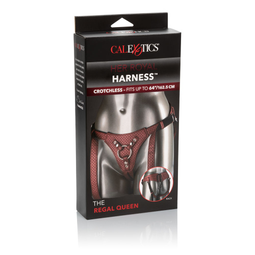 Her Royal Harness the Regal Queen - Red  4