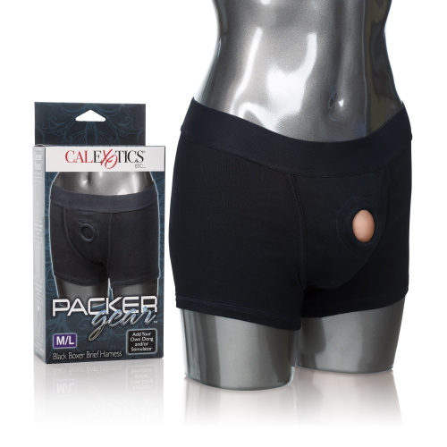 Packer Gear Boxer Brief Harness - Medium/large - Black  4