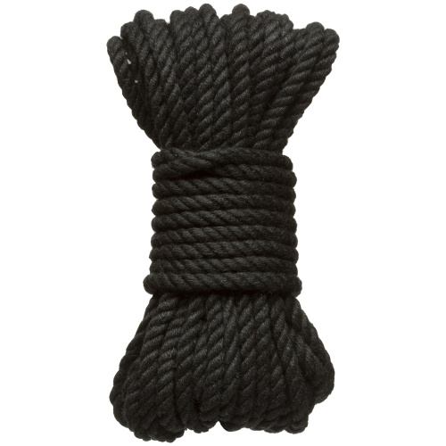 Merci - Bind and Tie - 6mm Hemp Bondage Rope - 30  Feet - Black  2