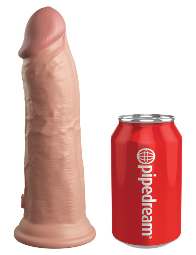 King Cock Elite 8 Inch Dual Density Silicone Cock  - Light  2