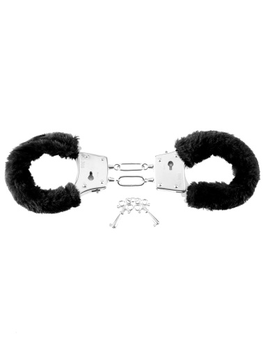 Fetish Fantasy Series Beginner's Furry Cuffs - Black  5