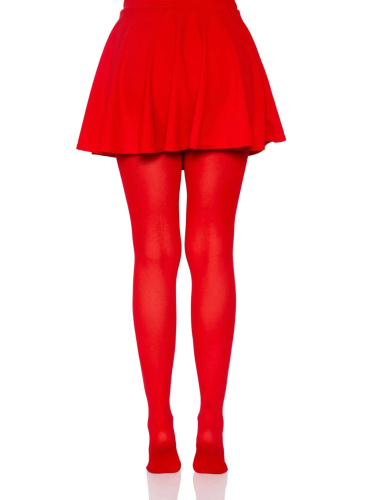 Nylon Tights - One Size - Red  2