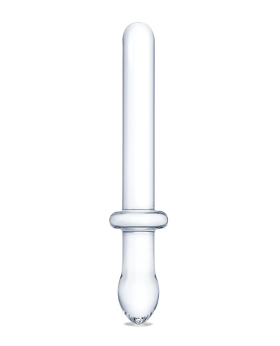9.25 Inch Classic Smooth Dual-Ended Dildo - Clear  3