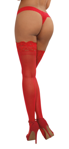 Thigh High - One Size - Red  2