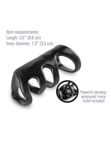 Fantasy X-Tensions Vibrating Power Cage - Black  4
