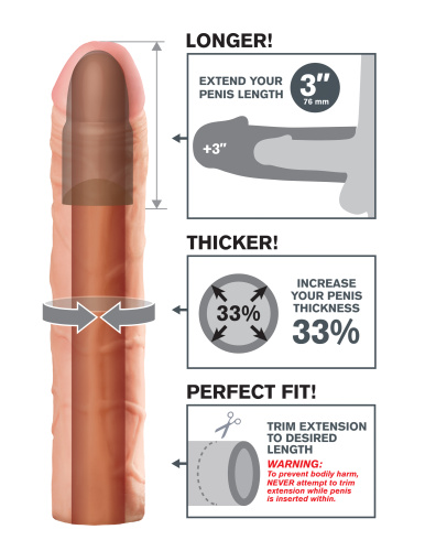 Fantasy X-Tension Perfect 3-Inch Extension  4