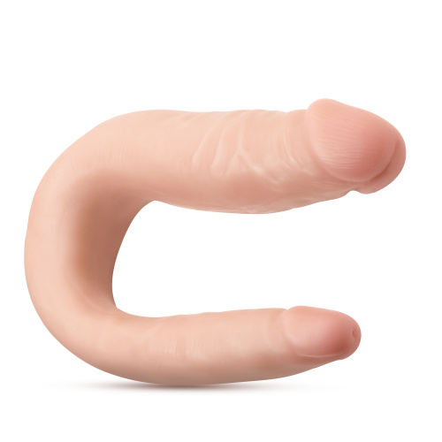 Dr. Skin Silicone - Dr. Double - 12 Inch Double  Dong - Vanilla  4