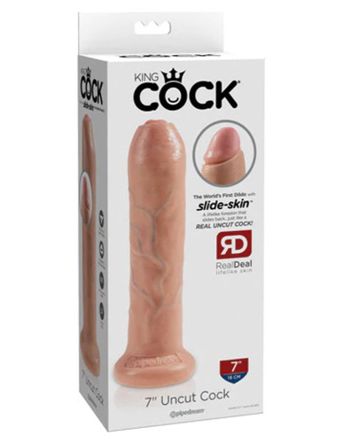 King Cock 7 Inch Uncut - Flesh  5