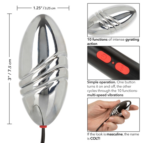 Colt Rechargeable Turbo Bullet - Silver  4