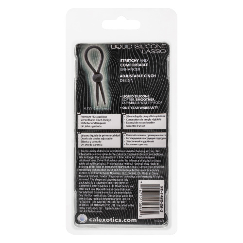 Alpha Liquid Silicone Lasso - Black  2