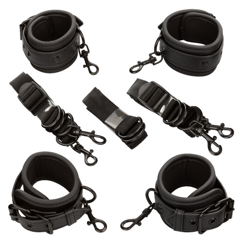 Nocturnal Collection Bed Restraints - Black  4