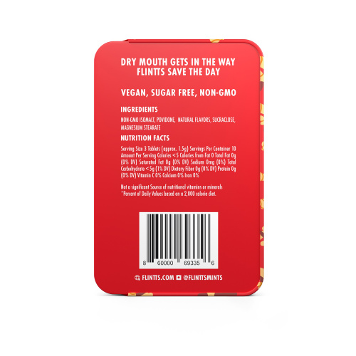 Flintts Mouth Watering Mints Cinnamon Ginger -  F-Strength 300  2