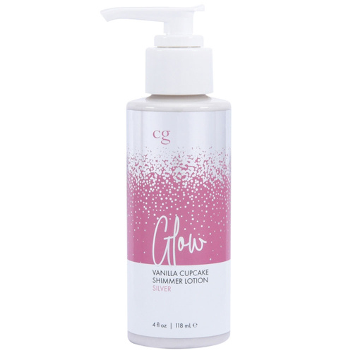 Glow Vanilla Cupcake Shimmer Lotion Silver 4 Oz  3