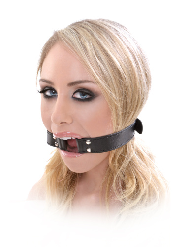 Fetish Fantasy Series Beginners Open Mouth Gag - Black  4